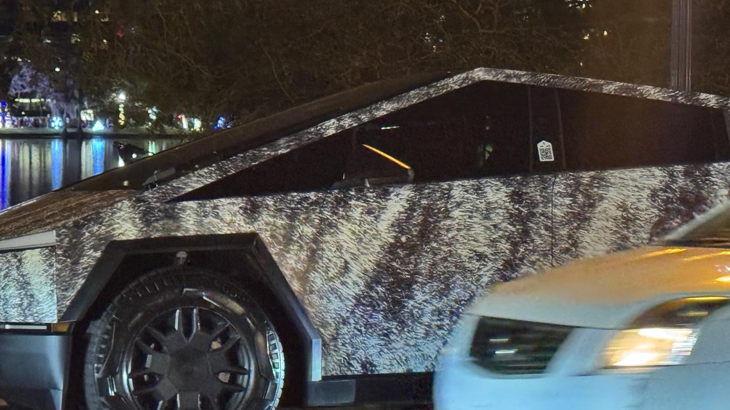 Brindle Blaze™ Cybertruck Wrap: Inspired by Captain Skipper