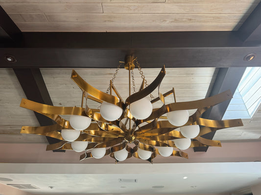 Pavone Chandelier by Gio Ponti Reproduction