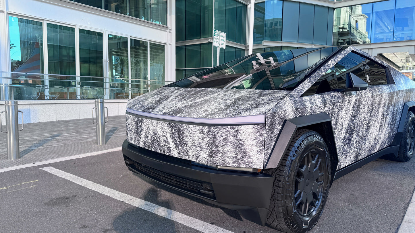 Brindle Blaze™ Cybertruck Wrap: Inspired by Captain Skipper
