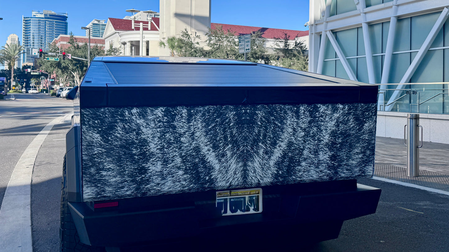 Brindle Blaze™ Cybertruck Wrap: Inspired by Captain Skipper