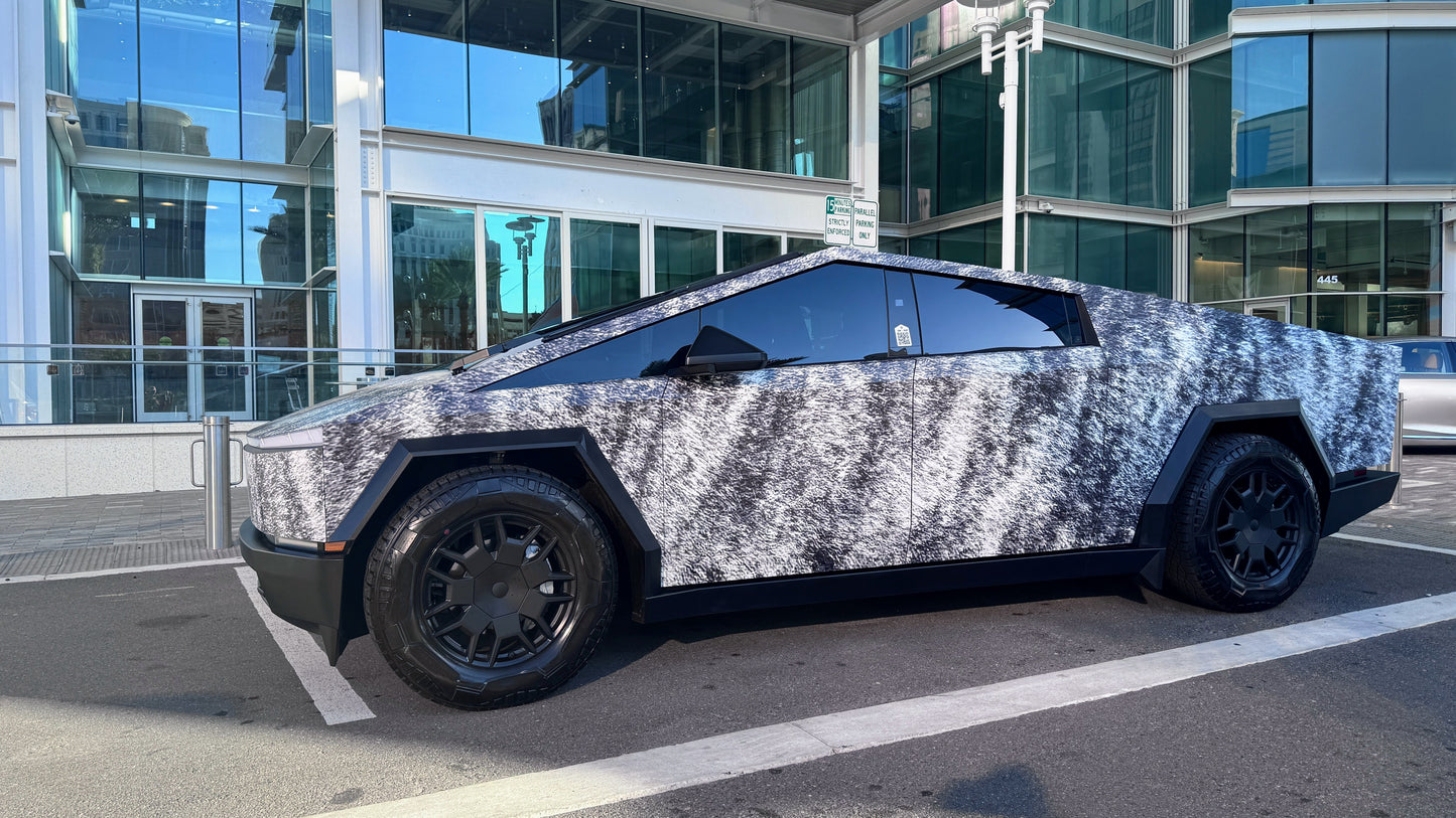 Brindle Blaze™ Cybertruck Wrap: Inspired by Captain Skipper