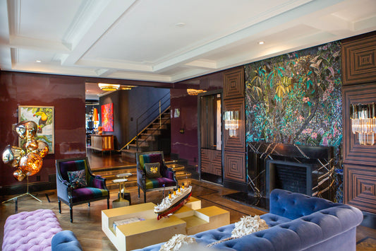 Mosaic shown at The Tugboat Resort