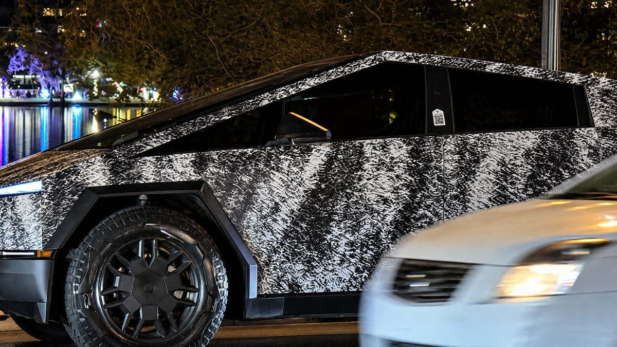 Brindle Blaze™ Cybertruck Wrap: Inspired by Captain Skipper