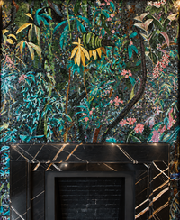 Rain Forest at Night Bespoke Mosaic Installation