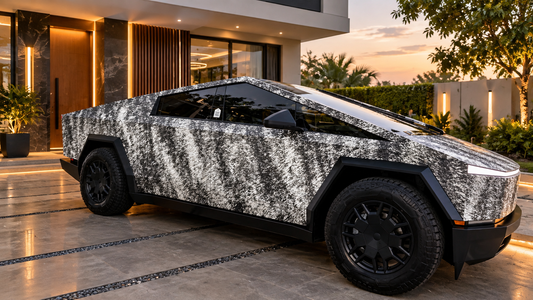 Brindle Blaze™ Cybertruck Wrap: Inspired by Captain Skipper