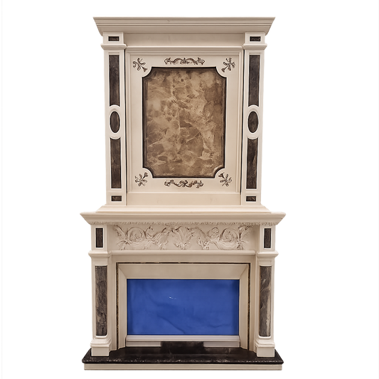 Classical European Marble Fireplace Mantel Luxury Indoor Fireplace Surround